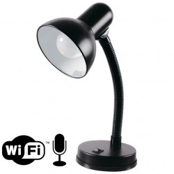 micro espion wifi dans lampe de bureau