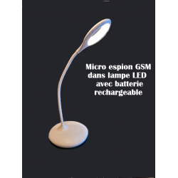 Micro espion GSM dans lampe...