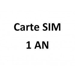 Renouvevellementy carte SIM data M2M pour un an